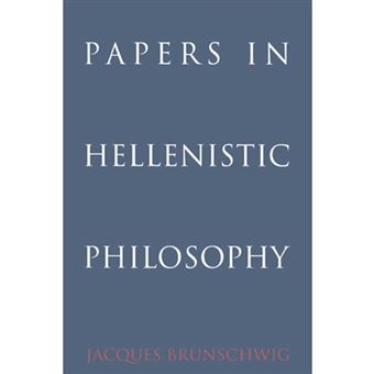 Papers in Hellenistic Philosophy - Hardback - 1994 - 1