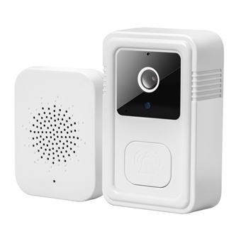 Campainha inteligente SZSMART M9 | WIFI | HD com câmara | Branco - 1