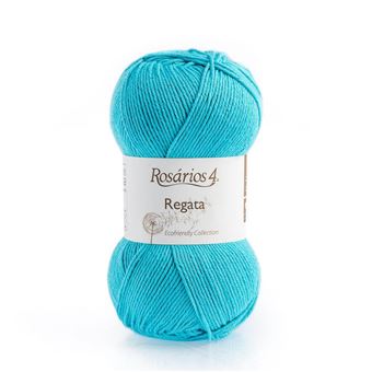 Fio de Tricot Rosários 4 Regata | 100g | Azul Turquesa 98 - 1