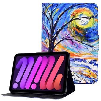 Capa PU com Porta-cartões e Suporte Magunivers para pintura a óleo Magunivers para iPad mini (2021) - 1