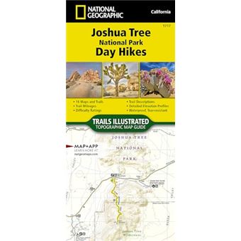 Joshua Tree National Park Day Hikes Map (National Geographic Topographic Map Guide, 1717) - 1
