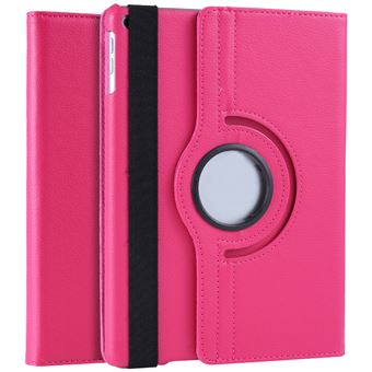 Capa Protetora Giratória 360° V-REEL para iPad 11 A16 (2025) / iPad 10 (2022)  - Pele PU + Capa PC Rígida com Suporte - QT26 - Rosa - 1