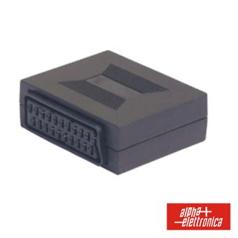 Ficha Adaptadora Alpha-Elettronica Scart 21 F / Scart 21 F - 1
