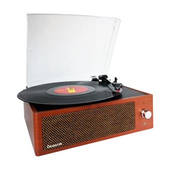 Gira-discos lauson xn092 preto, carvalho - 1