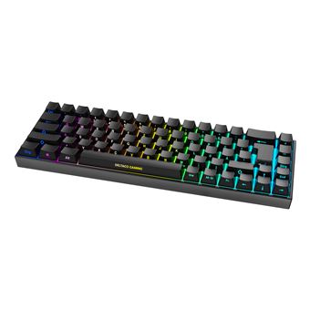 Teclado Gaming Wireless Deltaco Gaming GAM-100-DE | Idioma: Alemão | Preto - 1