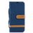 Capa PU Magunivers colorido sortido tecido jeans stand azul escuro para Samsung Galaxy A50_1
