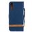 Capa PU Magunivers colorido sortido tecido jeans stand azul escuro para Samsung Galaxy A50_2