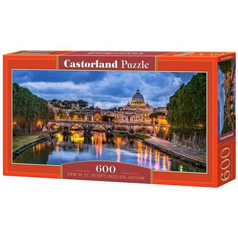 Puzzle Castorland View of St Peter's Basilica, Vatican 600 pcs 600peça(s)