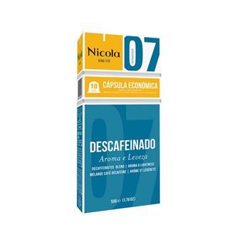 Cápsulas Café Expresso Nicola Descafeinado Aroma e Leveza | Intensidade 7 | 10 Unidades - 1