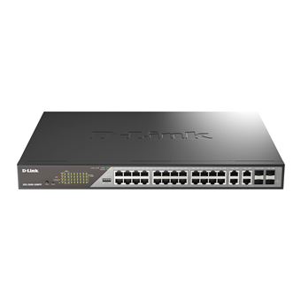 Switch de Rede D-Link DSS-200G-28MPP | Cinzento - 1