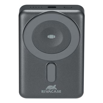 Power Bank Rivacase VA2608 | 10000 mAh | Cinzento - 1