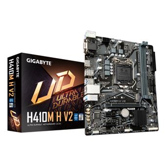 Motherboard GIGABYTE H410M H V2 | Castanho - 1