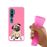 Capa Hapdey para Xiaomi Mi Note 10 - Note 10 Pro - CC9 Pro | Silicone Flexível em TPU | Design Filhotes de cachorro bege Pug posando 1 - Rosa_3