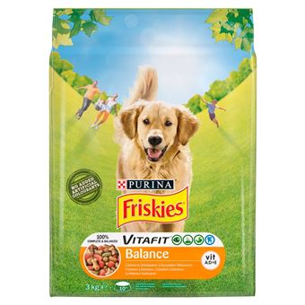 Comida seca para cão Purina Friskies Vitafit Balance Adulto Frango, Legume 3 kg - 1