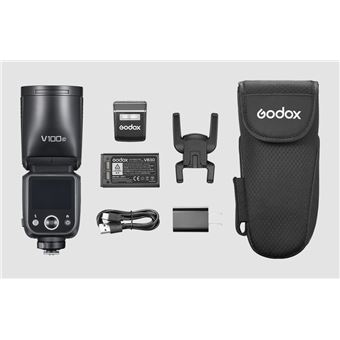 Flash Compacto Godox V100 | Preto - 1