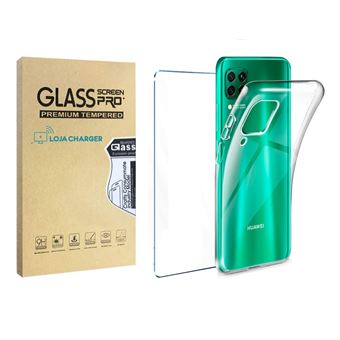Kit Lojacharger | Película de Vidro Temperado + Capa Silicone Líquido para Huawei P40 LITE - 1