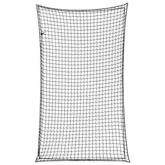 Rede para reboque com corda elástica vidaXL | 2,1x1,25 m PP preto - 1