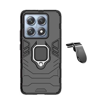 Kit Suporte L + Capa Military Phonecare Para Xiaomi 14T Pro - Preto - 1