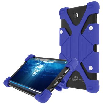 Capa Protetora Avizar para Tablet 8.9 12 '' Universal Bumper | Silicone Gel | Modo Suporte - Azul - 1