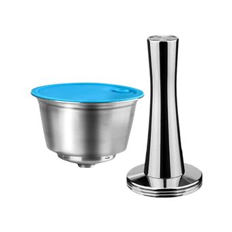 Cápsula Reutilizável com Pilão Compactador Antiimpacto para Máquinas Nescafé Dolce Gusto | Aço Inox - 1