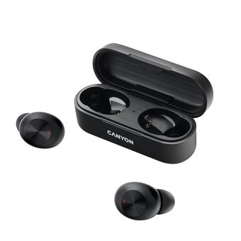 Auriculares Bluetooth Canyon CNE-CBTHS1B | Preto - 1