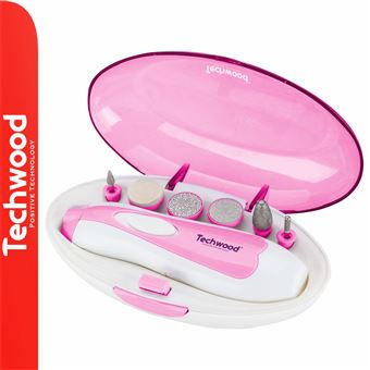 Aparelho para Manicure e Pedicure TECHWOOD com 6 Acessórios - 1
