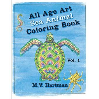 All Age Art  Sea Animal Coloring Book - 1