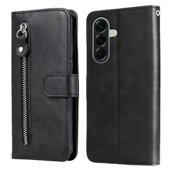 Capa ZURSANA para Samsung Galaxy A57 | Couro | Flip | Ranhuras para Cartões | Fecho Magnético | Preto - 1