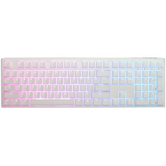 Teclado Gaming com Fios Ducky One 3 RGB | Idioma: Inglês US | Branco - 1