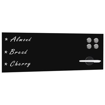 Quadro Magnético vidaXL em Vidro para Parede Tamanho 60x20 cm - 1