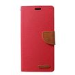 Capa Magunivers PU diário em tela vermelho para Samsung Galaxy S10