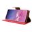 Capa Magunivers PU diário em tela vermelho para Samsung Galaxy S10_3