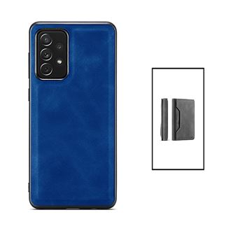 Kit Gift4Me Capa Traseira Magnética Couro + Carteira Magnetica para Samsung Galaxy A52 - Azul - 1