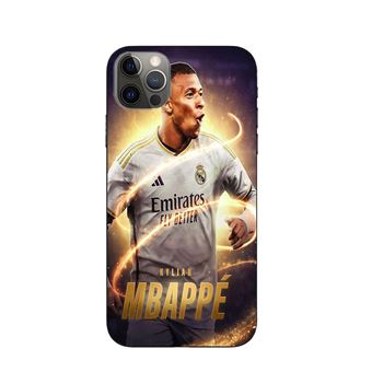 Capa Maniacase para iPhone 13 pro max Kylian Mbappe Real Madrid Papel de parede - 1