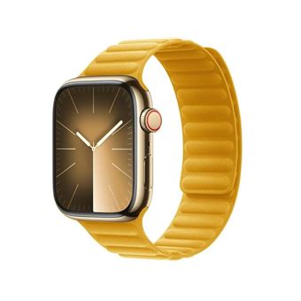 Bracelete Orysin com Elos Magnéticos para Apple Watch Series 9 41mm | Amarelo - 1