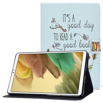 Capa PU à prova de choque, magnético com suporte e suporte de cartão Magunivers para Samsung Galaxy Tab A7 Lite 8.7-inch (T220/T225) - livro colorido - 1