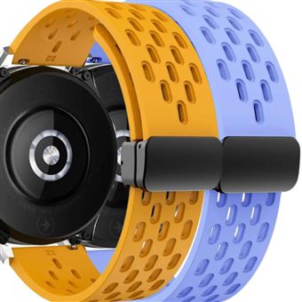 Pack Antiimpacto 2x Bracelete SnapFlow para Garmin Forerunner 255S | Amarelo e Lavanda - 1