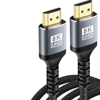 Cabo HDMI 2.1 Antiimpacto | 48gbps | 3 m - 1