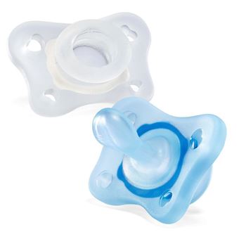 Chupeta Ultra Macia Chicco PhysioForma Mini Soft | Azul - 1