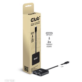 Multiplicador de Vídeo CLUB3D CSV-1558 | Preto - 1