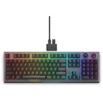 Teclado Gaming Wireless Alienware Tri-Mode AW920K | Cinzento - 1