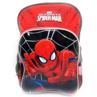 Mochila Spiderman vermelha e preta (40 cm)