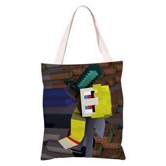 Saco de Compras de Lona HSMY Minecraft 4 - 1