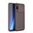 Capa TPU fibra de carbono à prova de choque marrom para Samsung Galaxy A50_0