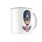 Caneca SD Toys Team Cap Branco Azul Marvel Civil War_0