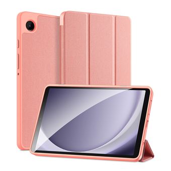 Capa DUX DUCIS para Samsung Galaxy Tab A9 em PU com Suporte e Porta-Lápis– Rosa - 1
