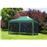 Tenda Outsunny com Mosquiteiro Dobrável em Acordeão - Verde - Aço e Tecido 210D Oxford e Nylon - 3x4.5m_0