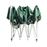 Tenda Outsunny com Mosquiteiro Dobrável em Acordeão - Verde - Aço e Tecido 210D Oxford e Nylon - 3x4.5m_2
