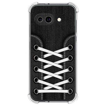 Capa de Silicone Tumundosmartphone à Prova de Choque para Google Pixel 9a 5G | Design de tênis 02 desenhos - 1