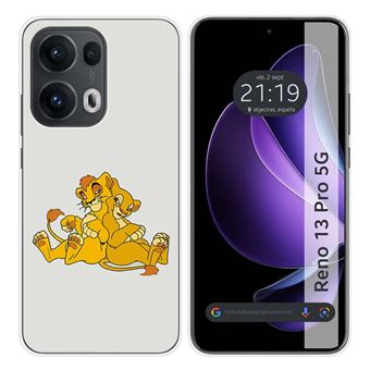 Capa de Silicone Tumundosmartphone para Oppo Reno 13 Pro 5G | Desenhos de leão - 1
